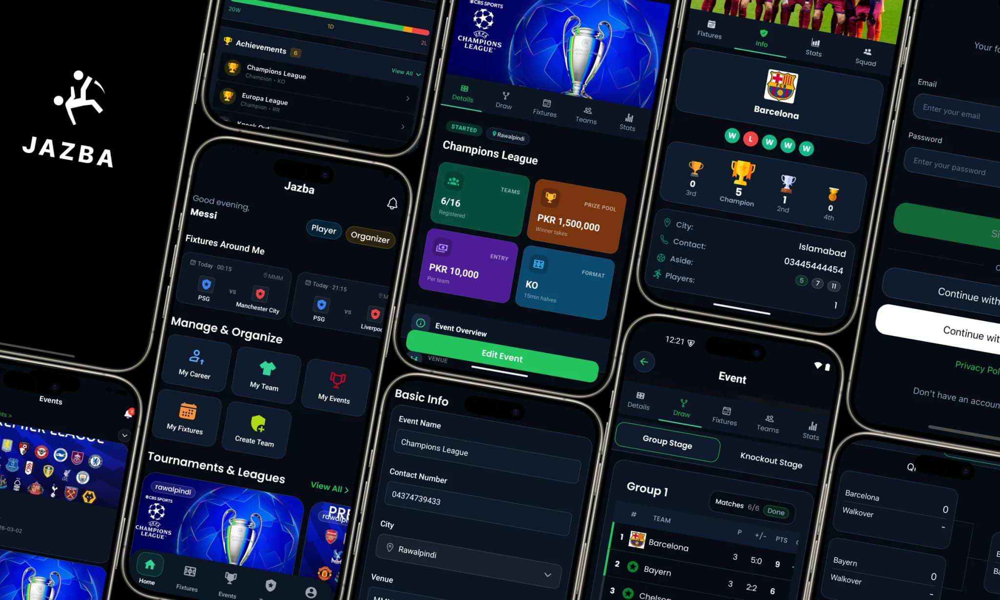 Screenshot of Jazba project